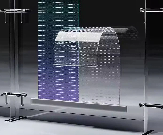 Display LED flessibile sottile con pellicola di cristallo P8